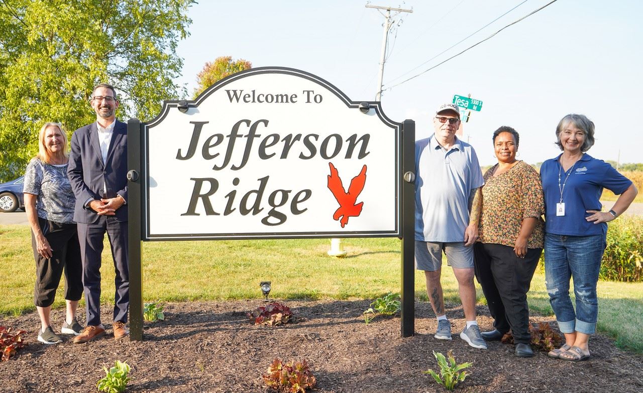 Jefferson Ridge Sign